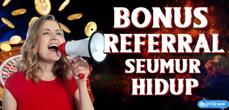 Bonus Referral Bulanan 10%